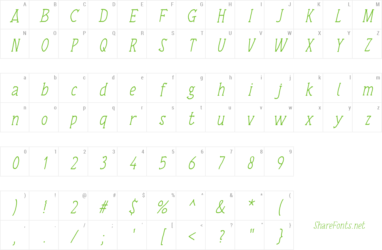 Font Tulisan Tangan 74 preview